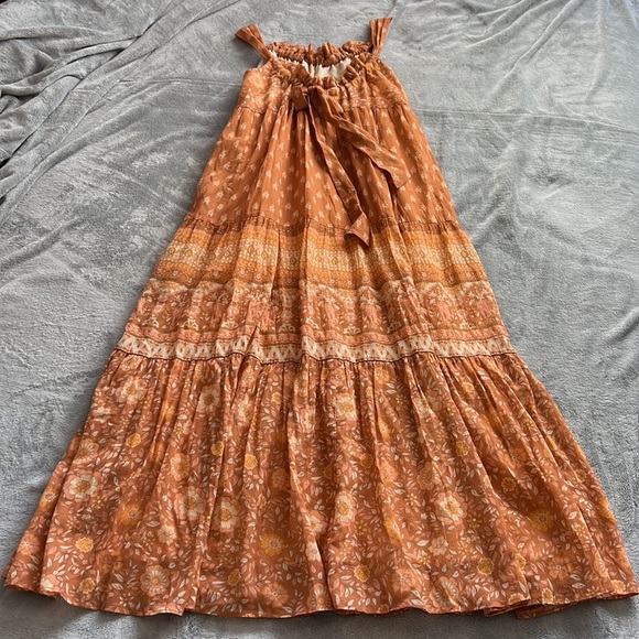 NWOT Spell & the Gypsy Utopia Strappy Sundress Cinnamon Size Small - Picture 6 of 13